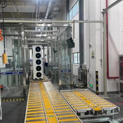 China Galvanized Steel Pipe Energy Storage Air Conditioner Assembly Line for sale