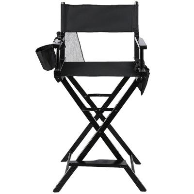 China Durable newcomer travel portablemakeup artist director portable foldable wooden chair for sale