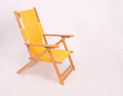 China Modern Factory Wholesale Outdoor Wooden Folding Beach Chair Adult for sale