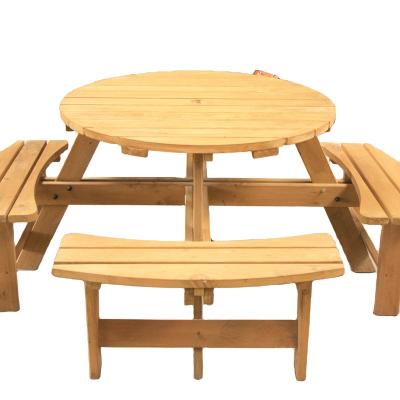 China Modern High Quality Outdoor Wooden Picnic Table Set for sale