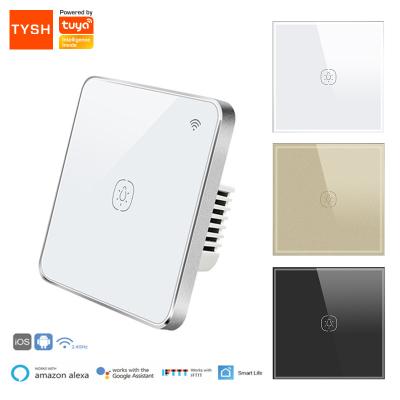 Chine TYSH Amazon Hot Sale Smart Life Phone Control Zigbee 2 Wifi Switch 86