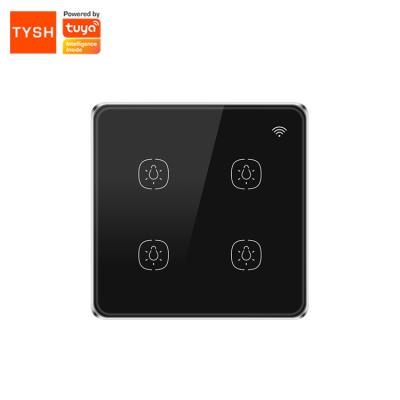 Chine Tuay Smart/Home Security Wall Wifi Time Tuya Smart Switch Stage Voice Control Zigbee Switch hot selling smartlife TYSH Amazon à vendre