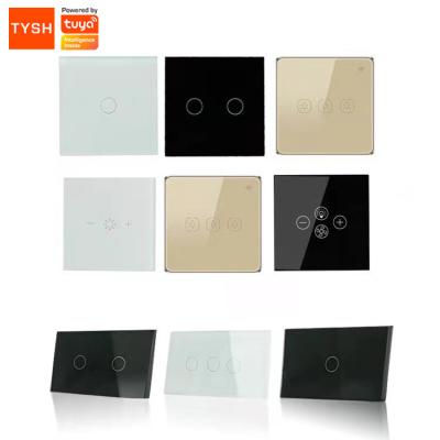 Китай Modren TYSH 1/2/3/4 Band 1 Way Switch Wifi Wall Light Lamp Touch Wireless Alexa Switch Tuya Touch Wireless Remote Control Module продается