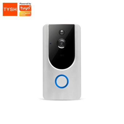 Cina New TYSH 2022 Modern Style Tuya Ring Doorbell Pro Door Intercom Wifi Oem&Odm Smart Night Vision 1080p Visual Doorbell in vendita