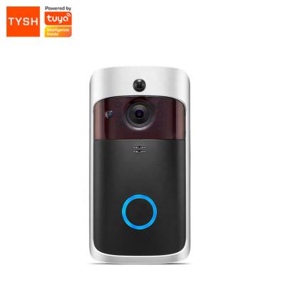 China TYSH 2022 New V5 WiFi Wireless Doorbell Contemporary Video Doorbell Intercom TYSH 2022 IR Security Camera Alarm Night Vision Smart Wireless Phone Door Bell zu verkaufen