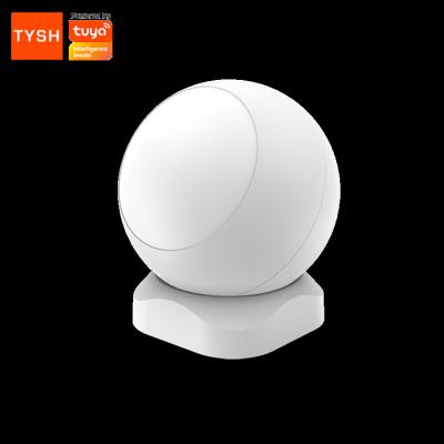 China ABS+PC TYSH Reddot Reward Wireless Tuya ZigBee PIR Human Body Motion Detector Sensor APP Push Infrared Alarm For Security Alarm System à venda