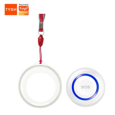 China TYSH Smartlife Tuya Waterproof Wifi Emergency Call Supplies Alarm Button Remote Controller Sos Panic Button For Elderly for sale