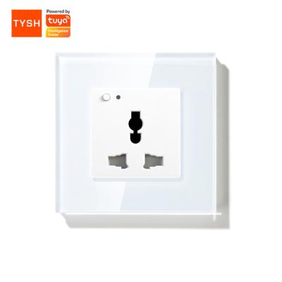 中国 TYSH Automation WiFi Wall Socket Google Alexa Echo Show Smartlife Commercial Home App Powered by Tuya Wifi Universal Socket Smart Home 販売のため