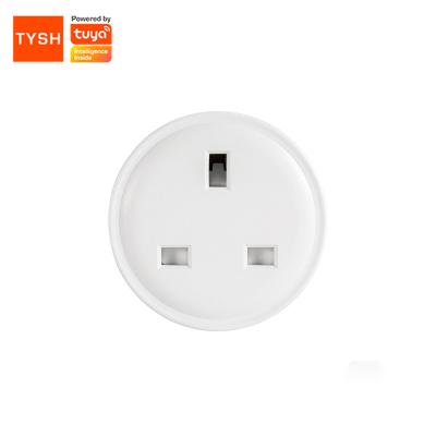 China TYSH UK01 Plug Tuya Smartlife Wifi UK 16A Residential/Multi-Purpose Socket With Socket 3 Pin Uk Outlet Smart Life Standard APP Flame Retardant White PC OEM en venta