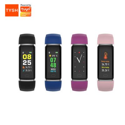 중국 TYSH 2020 New Arrivals Wifi Reminder Sports Sleep Sports Sensor Temperature Smart Wristband Waterproof Smartwatch 판매용