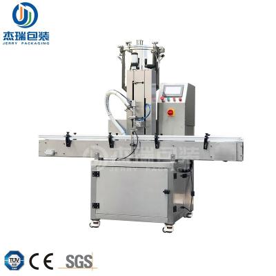 China Automatic Single Head 20ml -5000ml Servo Drive Wide Range Filling Rotary Lobe Pump Filling Machine For Gel for sale