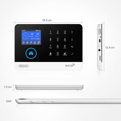 China PGST 4G 3G GSM WiFi Alarm System Tuya Smart Life APP Control for Home Security Alarm with PIR Sensor Door Sensor Smart Alarm Kit PG-103 for sale