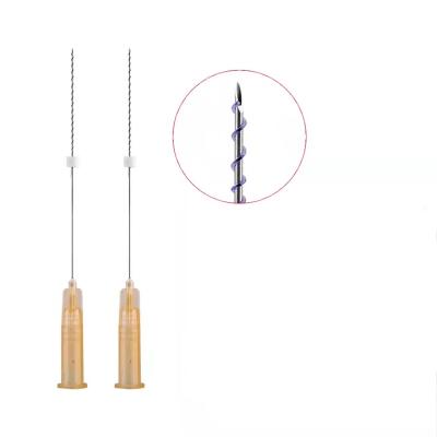 China Korean Skin Lift Beauty Filling Facial 26G 90mm Needle Screw Pdo Sharp Thread for sale