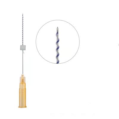 China Skin Lift CE Approved Skin Tightening Double Needle 26G 60mm Sharp Screw Pdo Thread for sale