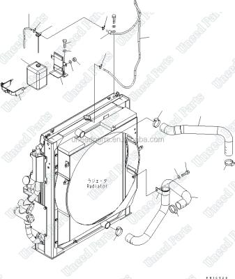 China copper & 4285627 HITACHI Aluminum Oil Radiator for sale