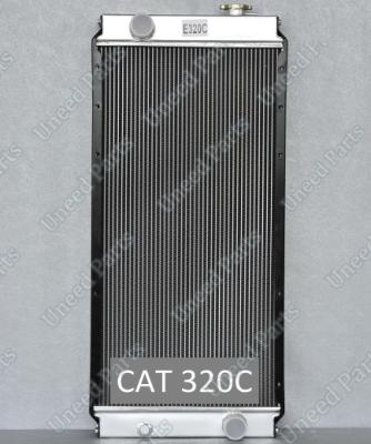 China copper & new type of CAT320C aluminum radiator for sale