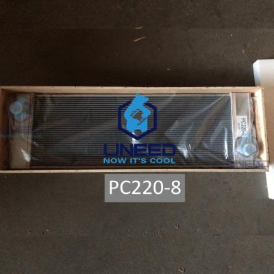 China OEM 206-03-21412 Aluminum Radiator For PC220-8 Excavator for sale