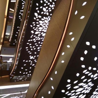 China Nepal Cladding Contemporary Aluminum Curtain Wall Laser Cut Panels for sale