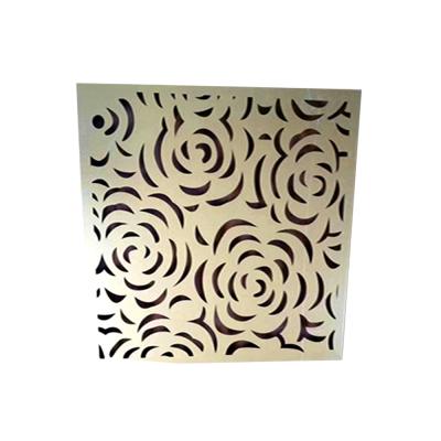 China Contemporary Laser Cut Aluminum Wall Panel Facade Cut Out Designs For Wall Screen for sale