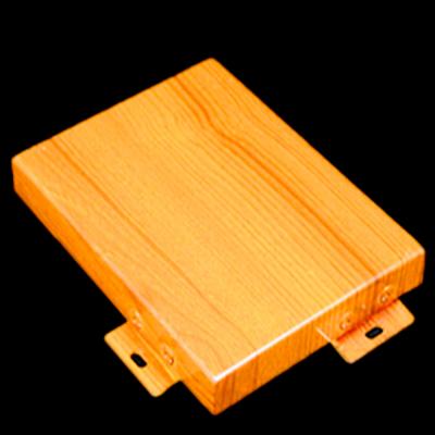 China New Technique Contemporary Wood Grain Aluminum Interior Wall Panel for sale