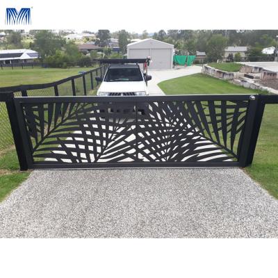 China Easily Assembled Door House Cutting Allomunam Aluminum Powder Coated Iron Fence Set With Material Laser Cut Design Lead Sheep PVC Exterior Door for sale