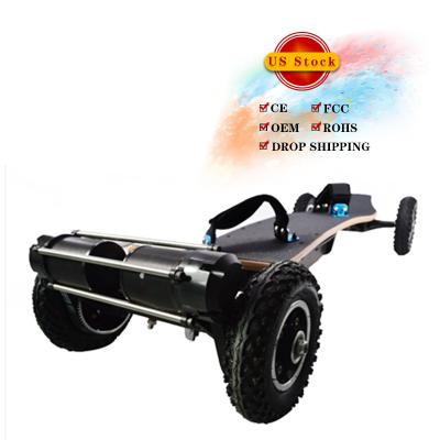 China Best Selling Adult Terrain Off Road Electric Skateboard 40km/h Max Speed ​​SUV 10000mah e Wheels Skateboard Longboard for sale