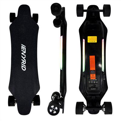 China Hot Sale Youth Terrain FCC/CE Electric Skateboard 40km/h Top Speed ​​4 Wheel Electric Remote Control Skateboard For Teens for sale