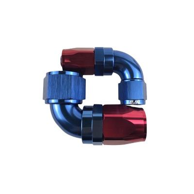 China BJR AN6 AN8 AN10 Full Oil Flow One Piece Swivel Pipe Ends Aluminum Fittings for sale