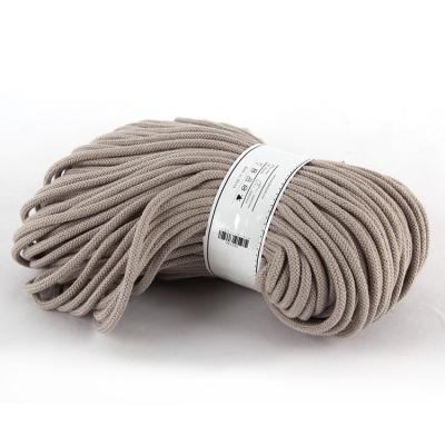 China Bags Wholesale Twisted Yarn Crochet Macrame Rope Polyester Rope Cotton Macrame for sale