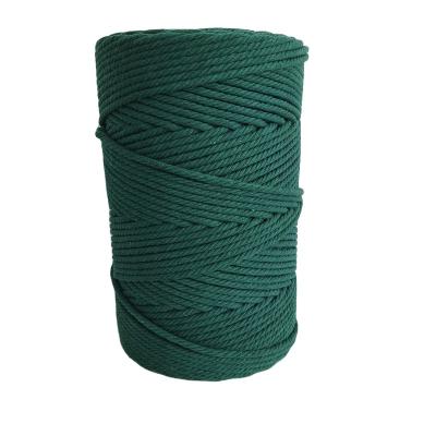 China Good Quality Cotton Macrame Rope Sustainable Macrame Rope Cotton Rope Recycled Cotton Rope for sale