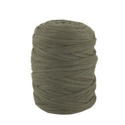 China Fashion Recycled Polyester Braided Polyester Rope Solid Color Recycled Polyester Cord Yarn for sale