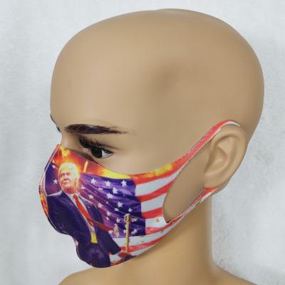 China Palestine Artificial Scarf Factory China Reusable Bandana All Kind Country National Flag Printing Face Mask Trump Masker for sale