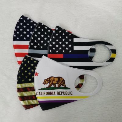 China China Factory Palestine Artificial Custom Logo Scarf Reusable Bandana All Kind Country National Flag Printing Face Mask Trump Masker for sale