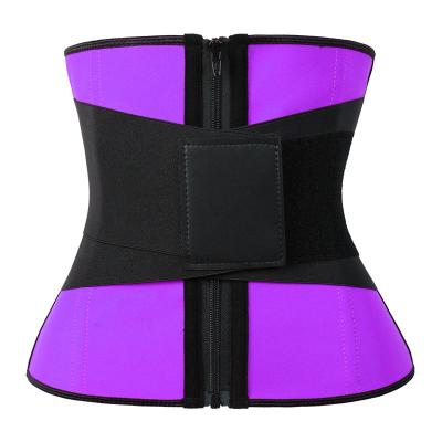 China Antibacterial Steel Tight Latex Hip Corset Bone NANBIN Waist Belt Waist Trainer Custom Logo Double Lift for sale