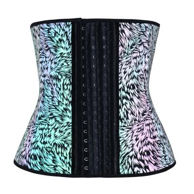 China NANBIN Grass Liner Waist Trainer Antibacterial Reflective Colorful Women Waist Shaper For Plus for sale