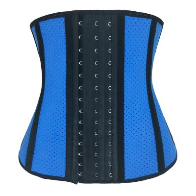 China NANBIN Women Waist Trainer Latex Waist Corsets Cincher Antibacterial Body Shaper Trimmer With Steel Bones for sale