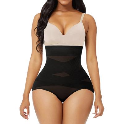 China Antibacterial Women Waist Tummy Control Waist Trainer Plus Size Slim Shapewear Belt Breathable High Waist Trainer Body Shaper for sale