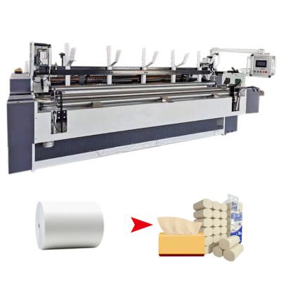 China Hotels Carton Pipe Tube Equipment Kraft Paper Rewind Tube Rolling Core Making Machine For Straw Cutting for sale