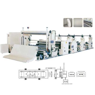 China Hotels Best Price Facial Tissue Paper Machine For Sale Automatic V Fold Facial Tissue Hand Towel Paper Processing Machine for sale