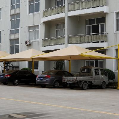 China Factory 4 Corner D Clip On Cheap Price Outdoor Parking Shade Sail for sale