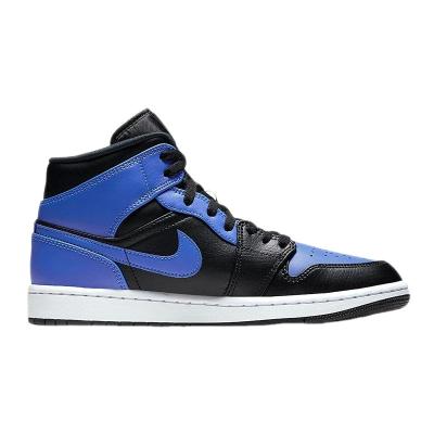 China Cushioning New 2022 High Quality Air 1 Mid Hyper Royal Black And Blue Men's Casual 1 Sneakers Basketball Aj 1 Shoes for sale