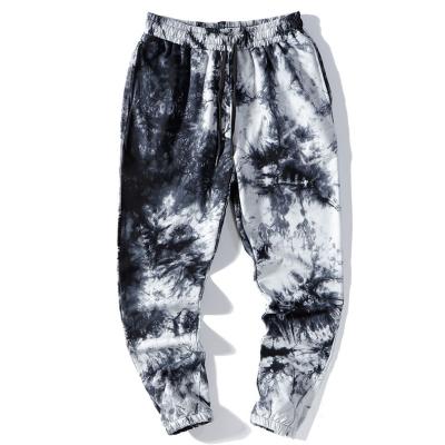 China Men's Anti-Pilling Loose Harem Pants Loose Street Wear Trousers Hippie Colorful Tie Dye for sale