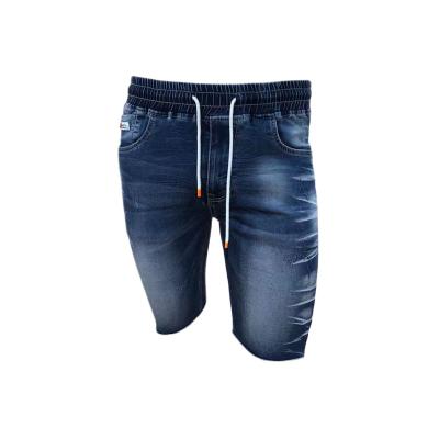 China New Arrival Viable Fitness Elastic Waistband Jeans Shorts For Men for sale