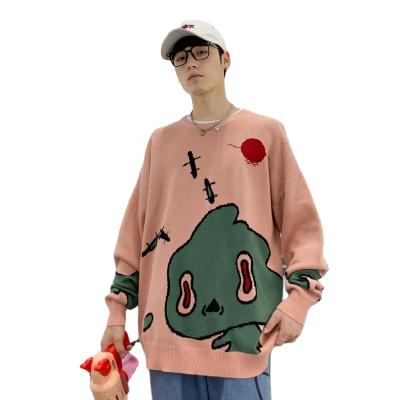 China Oversized Anti-wrinkle Mens Sweater Knit Sweater Mens Designer Crewneck Sweater for sale