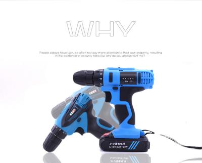 China 21V Li-ion Wood Battery Rechargeable Electric Cordless Drill / Electric Hand Drill for sale