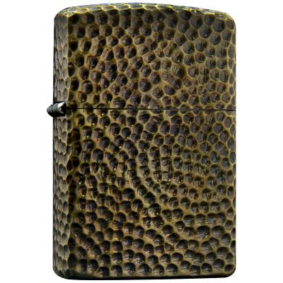 China Decorative + Collection Meteorite Magma Kerosene Lighter Distress Creativity Men Retro Pure Copper Gift for sale