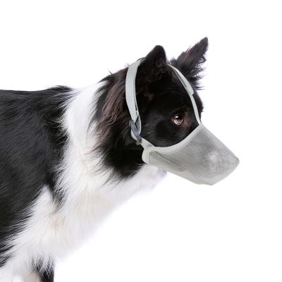 China Wholesale Viable Custom Large Adjustable Nylon Dog Muzzle Breathable Mask for sale