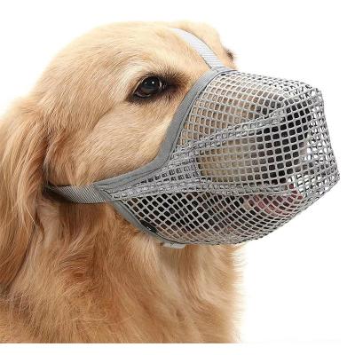 China Custom Viable Hot Selling Breathable Adjustable Large Dog Muzzle Mask for sale