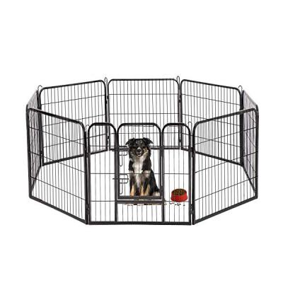 China Breathable Outdoor Heavy Duty Collapsible Kennel Outdoor Cat Fences Dog Cage Playpens Barrier for sale