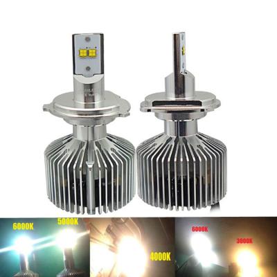 China Super Bright 12v 24v 3000k 4000k 5000k 6000k 4500lm 45w 9007 LED Headlight Bulb Kit For Car Jeep MVP-HL10S45W for sale